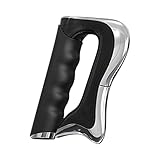 Ｚｉａｌｏｆｉ Massaggiatore per Fascia Elettrica Piastra per Rilassamento Muscolare Riscaldamento Vibrazione Raschietto Ricaricabile USB per Massaggiatore per Il Co, Nero