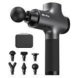 OPOVE M3 Pro 2 Pistola Massaggio Muscolare, Massaggiatore Muscolare, Display a LED 2500 Giri al Minuto Massage Gun, Pistola Massaggiante per la Schiena, Antidolorifico per i Muscoli, Grigio