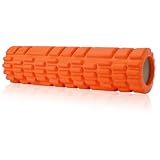 Foam Roller, Rullo Massaggio Muscolare per Alleviare le Tensioni Muscolari e il Sollievo Dalla Pressione Nella Schiena, sulla Colonna Vertebrale e sulle Gambe, Rivitalizza il Tuo Corpo30×8cm (Arancia)