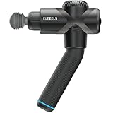 Eleeels Pistola massaggiante X4 Massaggio Gun, max 50 colpi al secondo, massaggiatore per tutto il corpo con 5 testine massaggianti, 6 livelli di velocità, 2 modalità di massaggio, manico girevole a