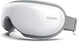 RENPHO Eyeris 1 - Massaggiatore per gli occhi con riscaldamento, Maschera occhi con musica Bluetooth, Relax e affaticamento occhi, Massaggiatore riscaldato per occhi e viso