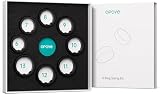 opove Smart Ring, Anello Smart con App Senza Abbonamento, Monitoraggio del Sonno, Anello Fitness Tracker, Batteria fino a 8-12 Giorni, Compatibile con iOS & Android (Kit misuratore per anelli, 6-13)