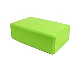 CarePrime Blocchi da yoga in schiuma per yoga o pilates meditazione e supporto fitness e equilibrio per principianti e esperti (verde)