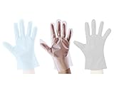 CarePrime Guanti monouso in TPE, senza cipria, senza lattice, non sterili, 200 pezzi (large, bianco)