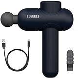 Eleeels G1 Percussive Massage Gun | Deep Muscle Vibration Tissue Therapy with Rechargeable Battery