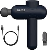 Eleeels G1 Percussive Massage Gun | Deep Muscle Vibration Tissue Therapy with Rechargeable Battery