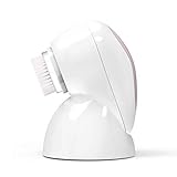 HoMedics Puretè Plus, Spazzola Sonica per Pulizia del Viso con App per Analizzare la Pelle, Apparecchio per Analisi dei Livelli di Sebo e Acqua della Pelle e Trattamenti di Bellezza