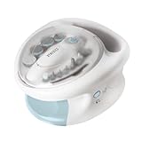 HoMedics Set per Manicure e Pedicure Elettrico, Kit Massaggio Lenitivo con Ammollo, 12 Accessori per Trattamento di Unghie, Dischi Lucidanti e Leviganti, Rimozione di Calli e Cuticole, Asciuga Smalto