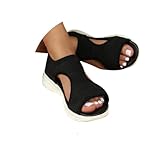 Sandali Ortopedico Donna Estive con Zeppa Comodi Elegante Scarpe Mesh Casual Leggero Sandalo Punta Aperta Antiscivolo Sportivo Lavabili Morbida Scarpe da Trekking Traspirante