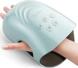 cotsoco Massaggiatore per le mani, 3 misure di massaggio, massaggiatore manuale senza fili con calore e compressione per artrite e tunnel carpale, regalo per uomini, donne, amici, relax a casa