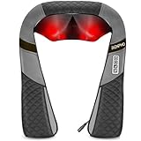 RENPHO Massaggiatore Cervicale, per Collo e Spalle con Profondo Massaggio Impastante e Funzione di Riscaldamento, Shiatsu per Uso Domestico in Ufficio, S
