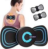 cotsoco EMS - Mini massaggiatore elettrico elettrico per allenamento muscolare, 6 modalità, senza fili, ricaricabile tramite USB, per addominali, addominali, addominali, braccia, gambe