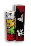 RoninTape® Katana Tape Elastico per Pollici e Dita Grip Estremo per Hook Grip wod e Sollevamento Pesi Ultra Resistente Antisudore Ipoallergenico Confezione da 4 Nastri