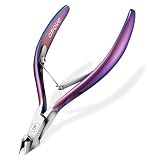 opove Taglia cuticole Tronchese per cuticole Clippers in acciaio inossidabile Hangnail Remover Strumento per manicure pedicure con taglierina estremamente affilata, opove X7 Rainbow Gradient