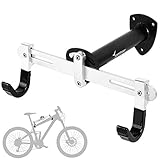 Sportneer Supporto da parete per bicicletta, supporto interno per bici da strada, mountain bike, BMX, angolo larghezza regolabile