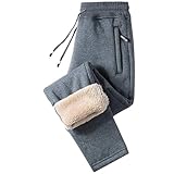 Pantaloni da jogging da uomo foderati in pile invernali termici caldi pantaloni della tuta con tasche pantaloni a vita alta pantaloni da jogging invernali pantaloni da jogging cargo pantaloni casual