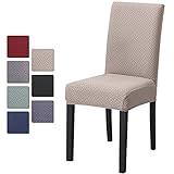 O'woda 6 pezzi coprisedia, stampato materiale spandex elastico,sfoderabile lavabile,copertura estensibile sedia per decorazione casa hotel ristorante cammello