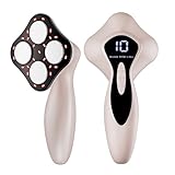 Massaggiatore Anticellulite Professionale, 3 in 1 Massaggiatore Anticellulite Elettrico Unisex per Vita, Pancia, Braccia, Glutei e Gambe (Oro Rosa)