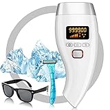 ADITAM IPL Dispositivo di depilazione con Raffreddamento, Lofamy 999.900 Flash Depilazione Laser per Donne Uomini Depilazione Permanente indolore con 2 modalità Flash e 5 Livelli di energia per Viso,