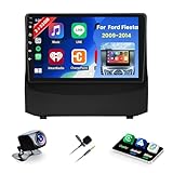 Android13 2G+32G Autoradio per Ford Fiesta 2009-2014 con Carplay Wireless Android Auto, 9 Pollici Schermo Tactile Stereo Auto con Bluetooth GPS WiFi Mirror Link FM/RDS EQ SWC +Telecamera Posteriore