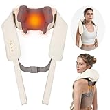 Arboleaf Massaggiatore Cervicale con Calore, Massaggiatore Schiena e Collo Senza Fili, 6D Shiatsu Massaggio cervicale per Rilassarsi e Alleviare lo Stress, Idee regalo per Uomini e Donne