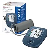 Beurer BM 25 misuratore di pressione da braccio, funzionamento semplice con un pulsante, misurazione precisa, rilevamento aritmie, porta USB-C, polsino 22-42 cm, trasferimento dati a Apple Health