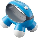 HoMedics Quatro - Mini massaggiatore manuale con impugnatura, funzionamento a batteria (il colore può variare)