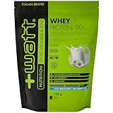 Whey Protein 90 - Proteine del Siero del Latte al 90% - Formato: 750 g Doypack - Gusto: Fiordilatte