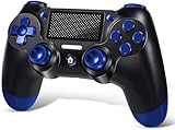 Wireless Controller per PS4, con Jack Audio, Pannello Touch, Vibrazione e Sei-Assi Sensore giroscopico, senza fili Controller per PS4/Slim/Pro/PC