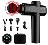 ENOA Pistola Massaggiante M8 PRO – Massaggiatore Muscolare a Percussione, 30 Velocità, 6 Testine, Silenzioso, USB-C, Display LCD Touch, con Borsa da Viaggio