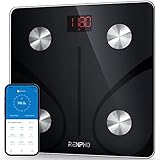 RENPHO Elis 1 Bilancia Pesapersone, Professionale Bilancia Impedenziometrica Bluetooth Bilancia Pesa Persona Digitale con App-Misura Peso Corporeo, Massa Grassa, BMI, Massa Muscolare, Massa Ossea
