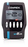 Compex SP 2.0 Elettrostimolatore, Nero con Banda Azzurra