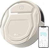 Lefant Robot Aspirapolvere con 2200Pa,120 Minuti,Senza Grovigli, Ultra Sottile,Wi-Fi/App/Alexa, Potenziamento Tappeto,Ideale per Peli di Animali Domestici Aspirapolvere Robot M210-Pro Grigio Champagne