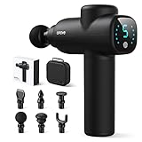 Opove Pistola Massaggio Muscolare Professionale Massage Gun di USB C Pistola Massaggi Percussione,Tessuto Profondo Corpo Sollievo Dolore Elettrico Silenzioso Massaggiatore Portatile Opove M3 Nero