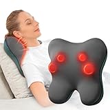 Bob and Brad EZBack Massaggiatore Cervicale con Cordone, Massaggiatore Schiena con Profondo Massaggio Impastante e Funzione di Riscaldamento, Elettrici Shiatsu Cuscino Massaggiante Come Regalo