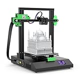 Popozono Stampante 3D, stampante 3D con ampia area di stampa di 220x220x250 mm, funzionamento silenzioso, touch screen da 2.8', letto riscaldante per filamento PLA, ABS da 1.75 mm