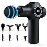 SERIONR Pistola Massaggio Muscolare, Pistola massaggiante per Tessuti Profondi, 99 Velocità, 8 Teste, Mmassage gun Professionale Portatile, Ricarica di Tipo C, per Rilassare Collo, Apalle, Chiena