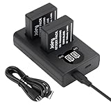 Joiry 2X DMW-BLE9 DMW-BLG10 batterie e USB Dual caricatore per Panasonic Lumix DC-GX9 DMC-GF6 GF5 GX7 LX100 GF3 GX80 GX85 ZS60 TZ80 TZ95 ZS100 TZ100 DC-G100 TZ90 ZS70
