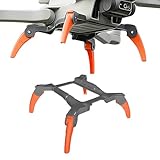 O'woda Treno di atterraggio pieghevole per DJI Mini 2, Drone portatile Gamba allungata, Piedi di atterraggio esteso Protector per DJI Mini 2 kit di parti di atterraggio per Drone (arancione)