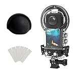 O'woda Custodia Impermeabile per Insta360 X3 + Foglio Antiappannamento, Profondità D'immersione 40M/ 131FT Protezione Fotocamera, Custodia Protettiva per Insta360 X3 Accessori, Nero