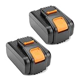 2X Joiry 5000mAh Li-ion Batteria per Worx WX678 20V WA3553 WR142E M700 WA3551, WA3551.1, WA3553, WA3553.1, WA3553.2, WA3556, WA3572, WA3605, WA3641