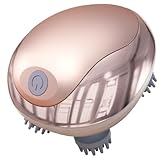 Massaggiatore elettrico per cuoio capelluto con funzione impastatrice, 96 nodi di massaggio, piccolo massaggiatore portatile wireless per graffiare la testa per la crescita dei capelli