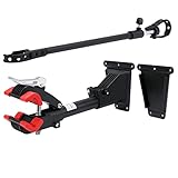 Sportneer Supporto da Parete per Bicicletta, Regolabile, Rimovibile, per Riparazione e Manutenzione, Nero, Plastica e Metallo