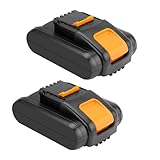 2X Joiry 20V 3000mAh Li-Ion Batteria per WA3553 WR142E M700 WA3551, WA3551.1, WA3553, WA3553.1, WA3553.2, WA3556, WA3572, WA3605, WA3641