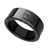 opove Smart Ring, Anello Smart con App Senza Abbonamento, Monitoraggio del Sonno, Frequenza Cardiaca, HRV, Anello Fitness Tracker, Batteria fino a 8-12 Giorni, Compatibile con iOS & Android, Nero-9