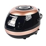 DRYIC Boba Cooker, 110V 900W 5L / 1.32Gal Commercial Boba Pot Automatic Boba Maker Antiaderente Tapioca Pearl Cooker con Coperchio Touchscreen Fodera in Lega di Alluminio Can,