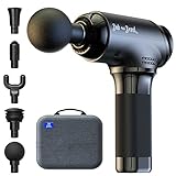 Pistola Massaggio Muscolare, Bob and Brad T2 Massage Gun Pistola Massaggiant Tessuto Profondo con 10mm Ampiezza Elettrico Massaggiatore Aggiornato con 4000 mAh Batteria, Usato per Rilassare i Muscoli