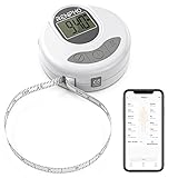 RENPHO Metro Sarta Smart a Nastro Digitale, Misurazione Bluetooth, Perdita di Peso, Aumento Muscolare, Retrattile, Misura Delle Circonferenze Del Corpo