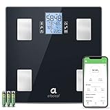 arboleaf Bilancia Pesapersone Digitale Professionale Bilancia Impedenziometrica con App, Misura Peso Corporeo, BMI, Proteine, Massa Grassa, Massa Muscolare, Massa Ossea ecc. 180kg
