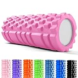 unycos - Foam Roller di Automassaggio Muscolare, Rullo Fitness in EVA Dura per Massaggi【Carico 130 kg | 33x14 cm】Yoga, Pilates, Terapia che Migliorara il Recupero in Palestra (Rosa)